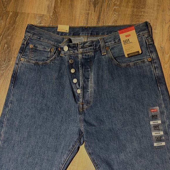 Levi's 501 Original 33x34 Jeans - Picture 2 of 11